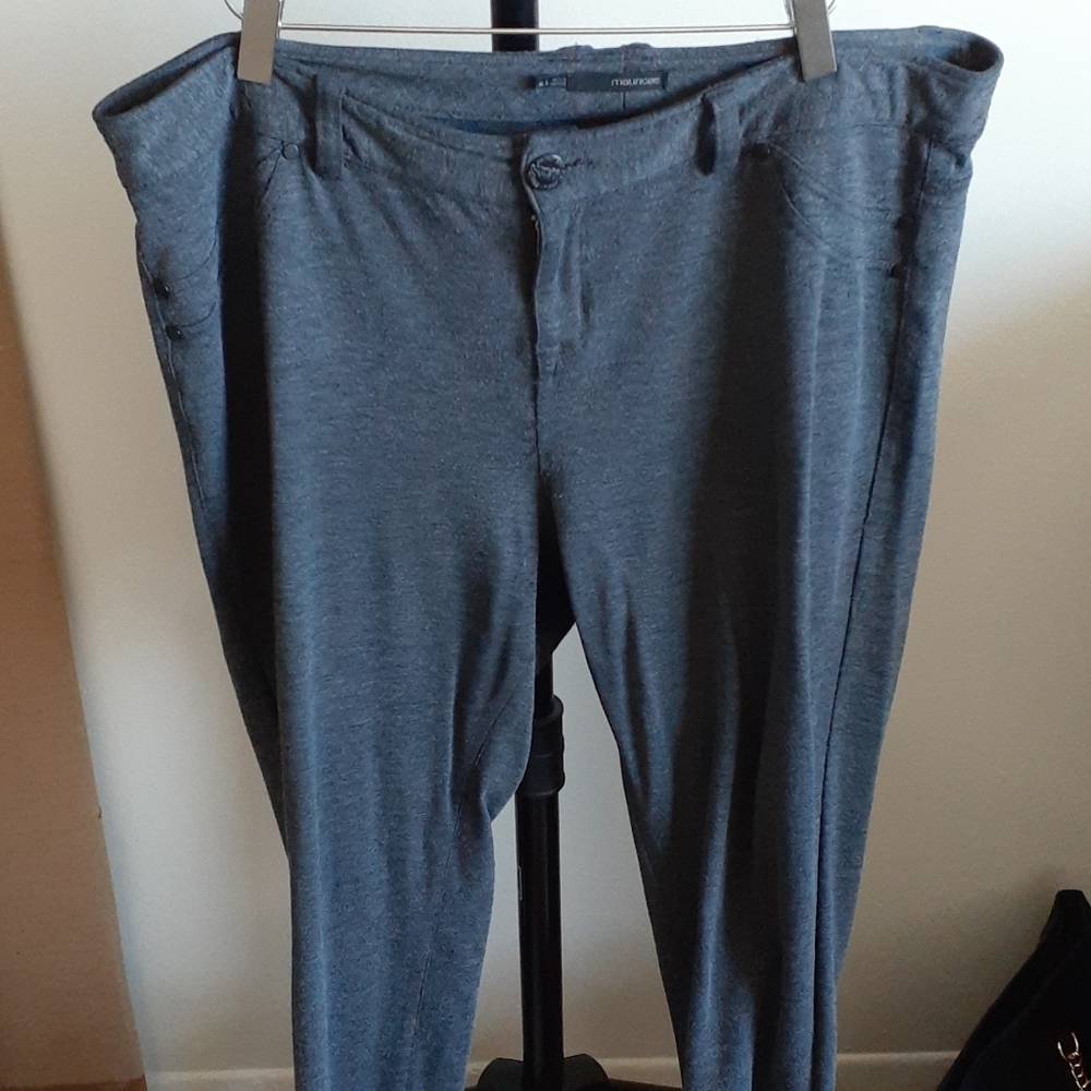 Maurice's Women's Stone Grey Full Length Everyday Leggings - Size XL Short